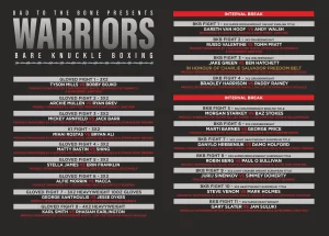 Bad To The Bone 11 Fightcard